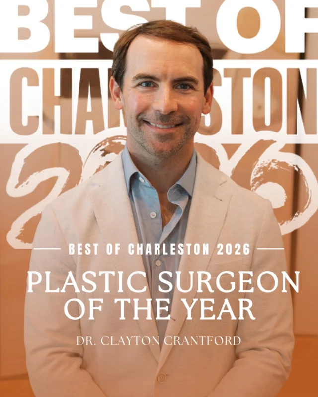 Still celebrating this one. 🤍  Best of Charleston named CC Plastic Surgery Best Plastic Surgery Practice and Dr. Crantford Best Plastic Surgeon for 2026.  For our team, it’s always been about creating results that feel natural, personalized, and thoughtfully done while making patients feel cared for every step of the way.  Charleston, thank you for continuing to choose our practice.