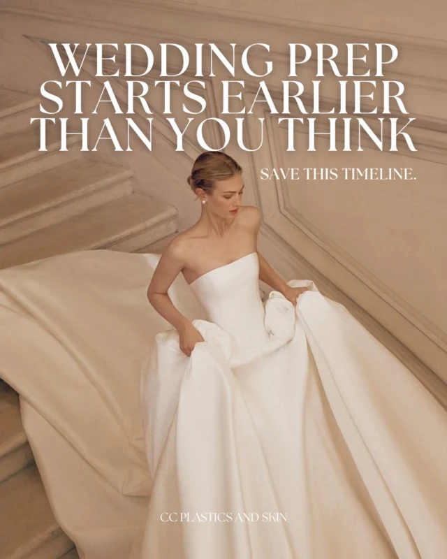 Wedding planning comes with enough last-minute decisions.  Your skincare, injectables, and treatment timeline shouldn't be one of them.  One of the most common things we hear from brides is that they wish they had started planning earlier. While some treatments deliver results quickly, others require time for healing, collagen production, or multiple sessions to achieve the best outcome.  Whether you're planning for a wedding, engagement photos, or another major event, having a timeline in place can help take the guesswork out of when to schedule treatments.  Save this for later, send it to a future bride, or keep it handy if there's a big day on your calendar this year. 🤍